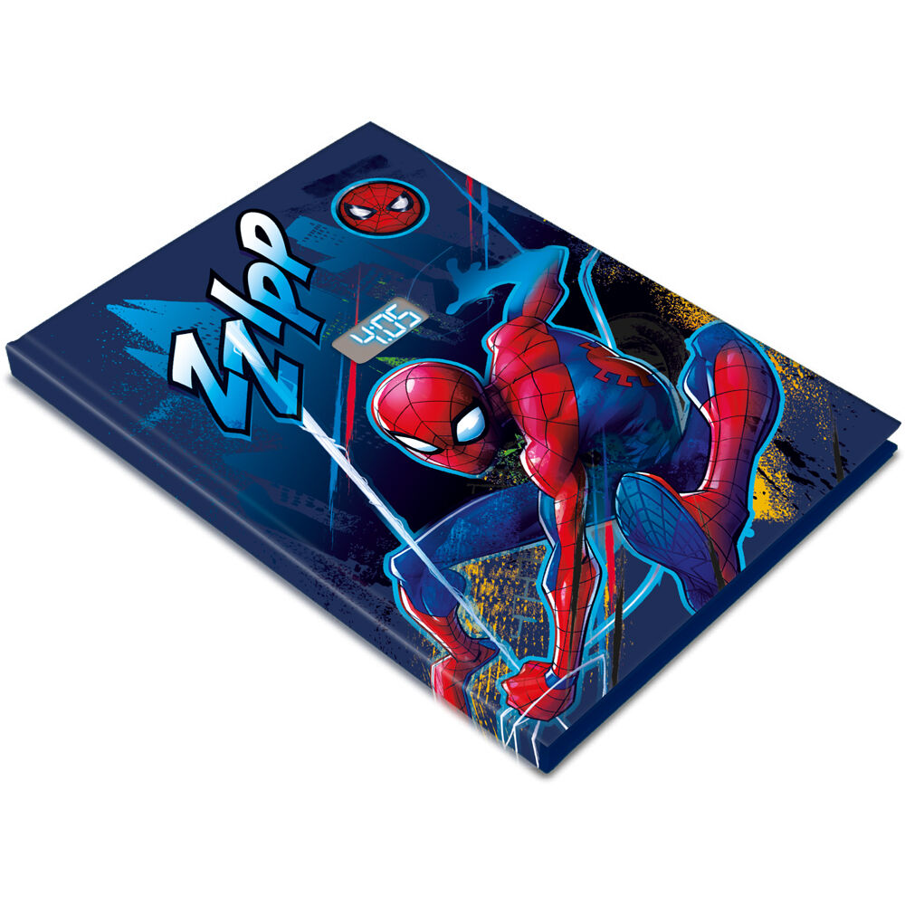Carnet Marvel Spiderman avec horloge