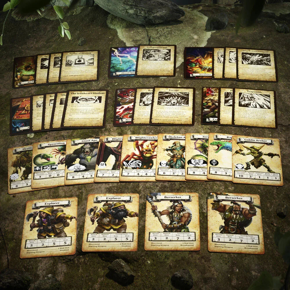 English Heroquest Jungles of Delthark Expansion Board game