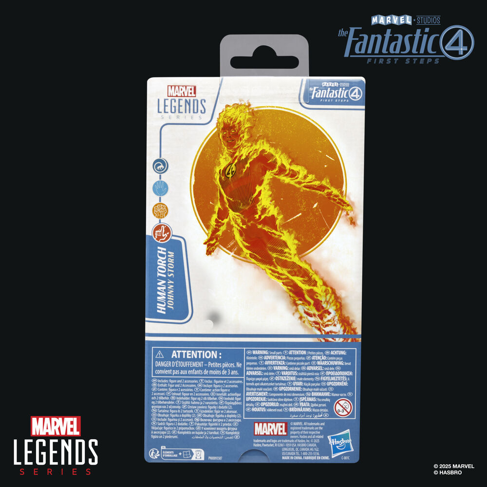 Marvel Human Torch The Fantastic 4 Figura da Collezione 15cm - Nerdscape