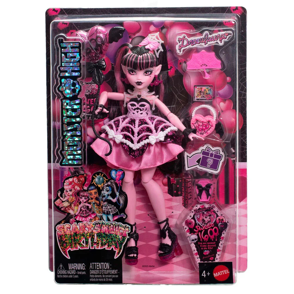 Poupée Draculaura Monster High Scary Sweet Birthday 1600