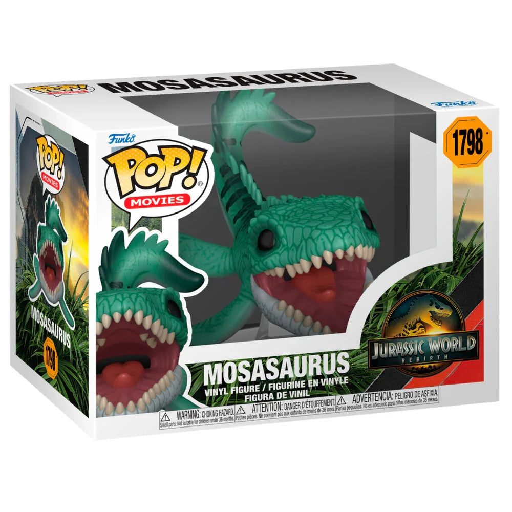 Funko Pop! Jurassic World Mosasaurus 5 - Figura da Collezione Vinyl Nerdscape