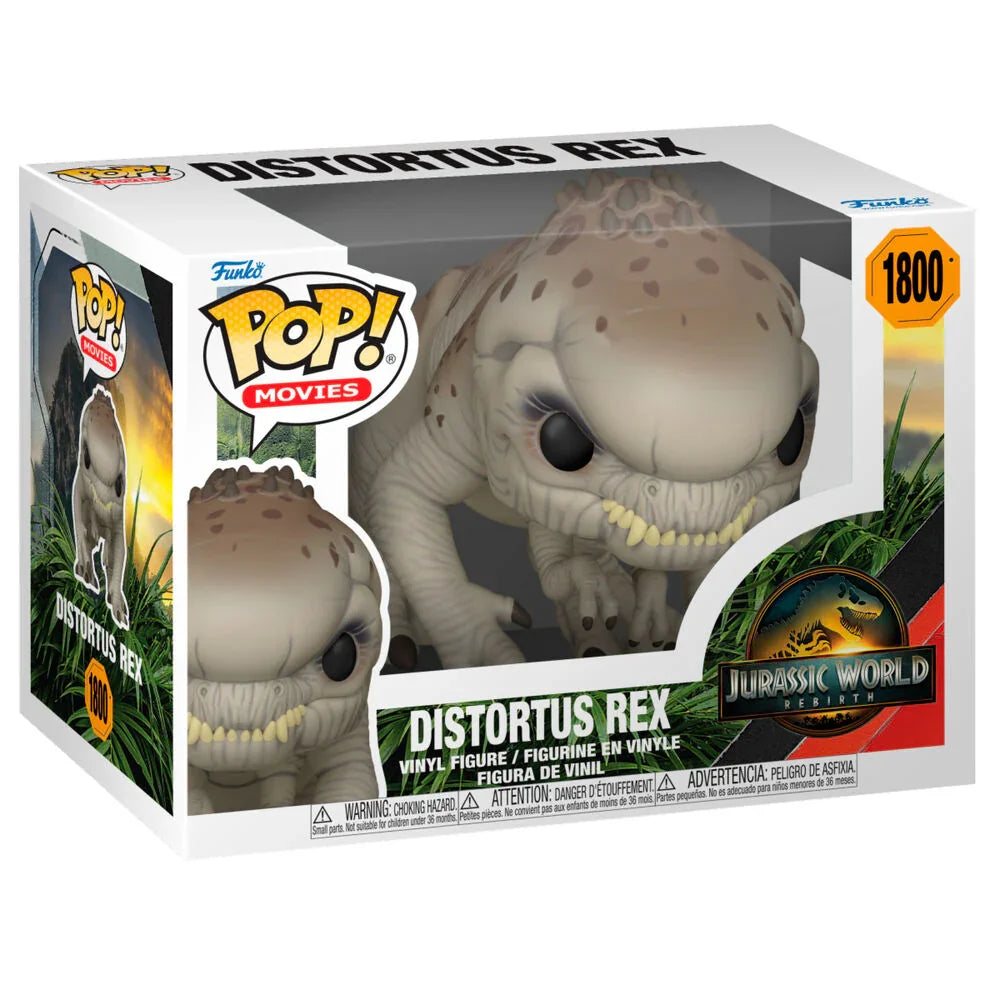 Funko Pop! Jurassic World Distortus Rex 5 - Figura da Collezione Vinyl Nerdscape