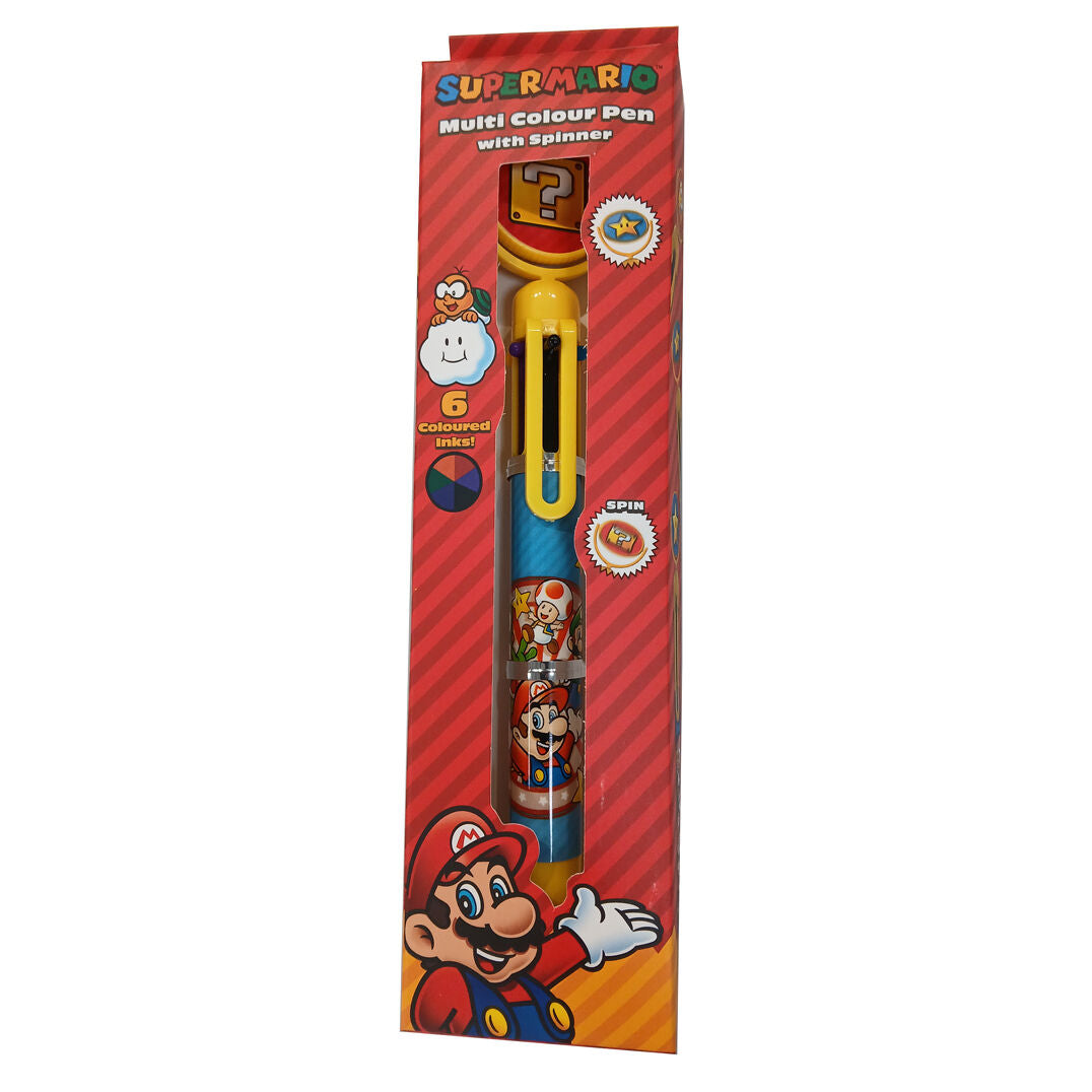 Nintendo Super Mario Bros multicolor pen