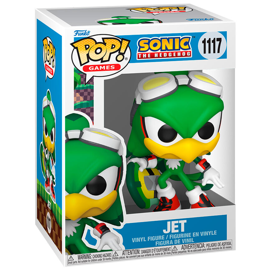 Funko Pop! Sonic The Hedgehog Jet - Figura da Collezione Vinyl
