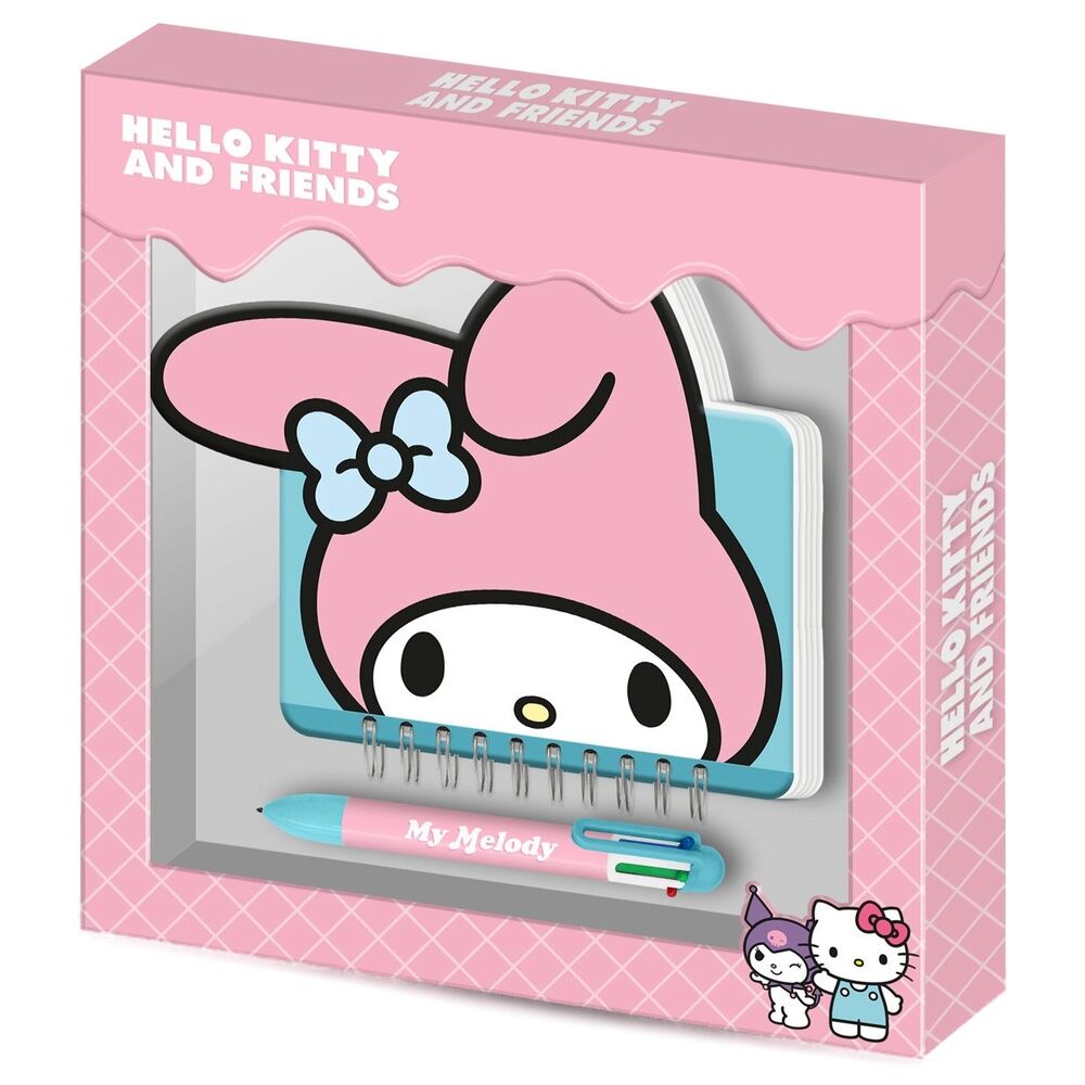 Journal intime Hello Kitty et ses amis My Melody + stylo