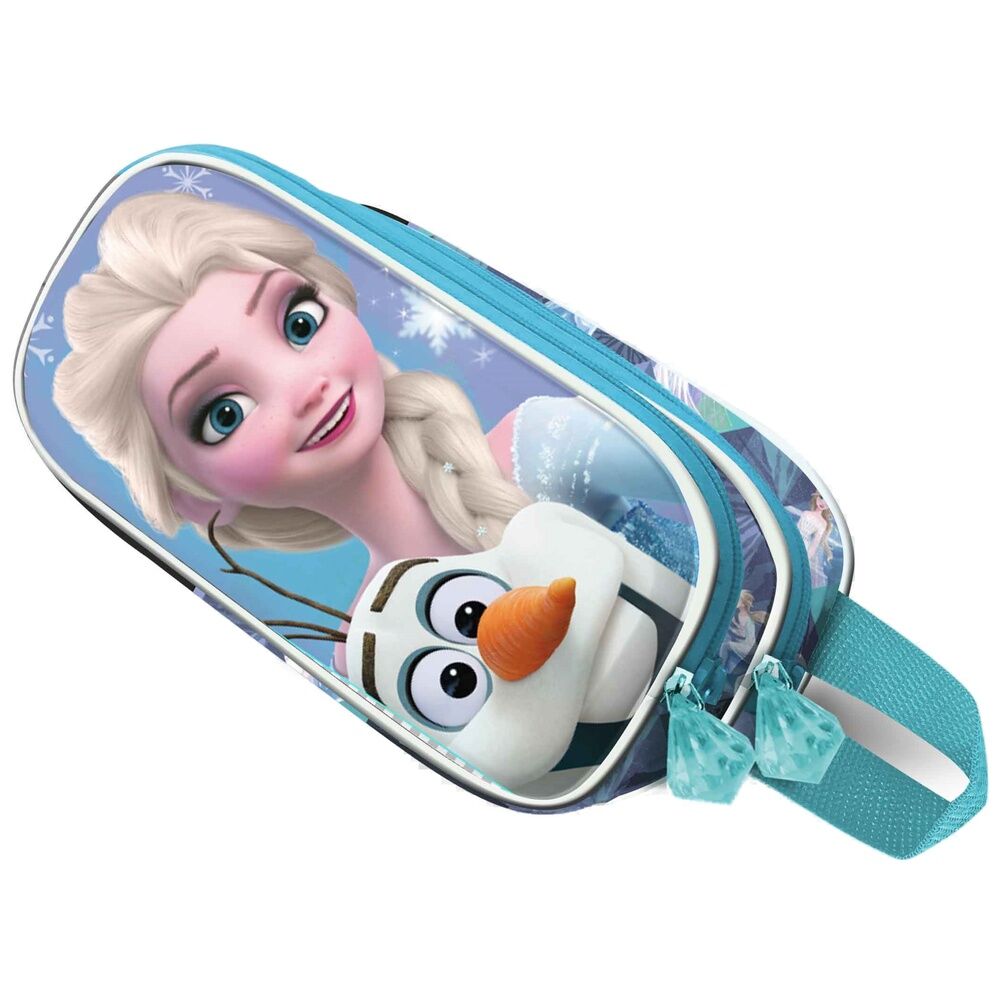 Trousse double 3D Disney La Reine des Neiges 2 Paillettes
