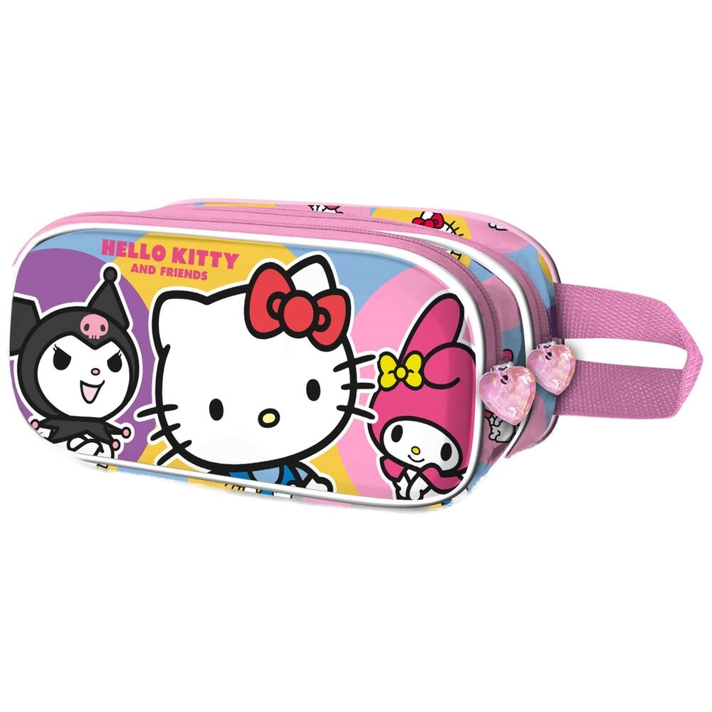 Hello Kitty and Friends Happy double 3D pencil case