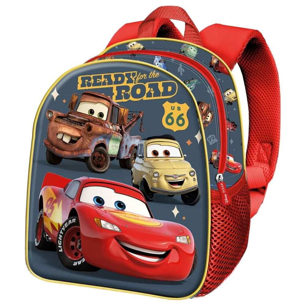 Disney Pixar Cars 3 Ready 3D backpack 30cm with dimensions 30x25x10cm