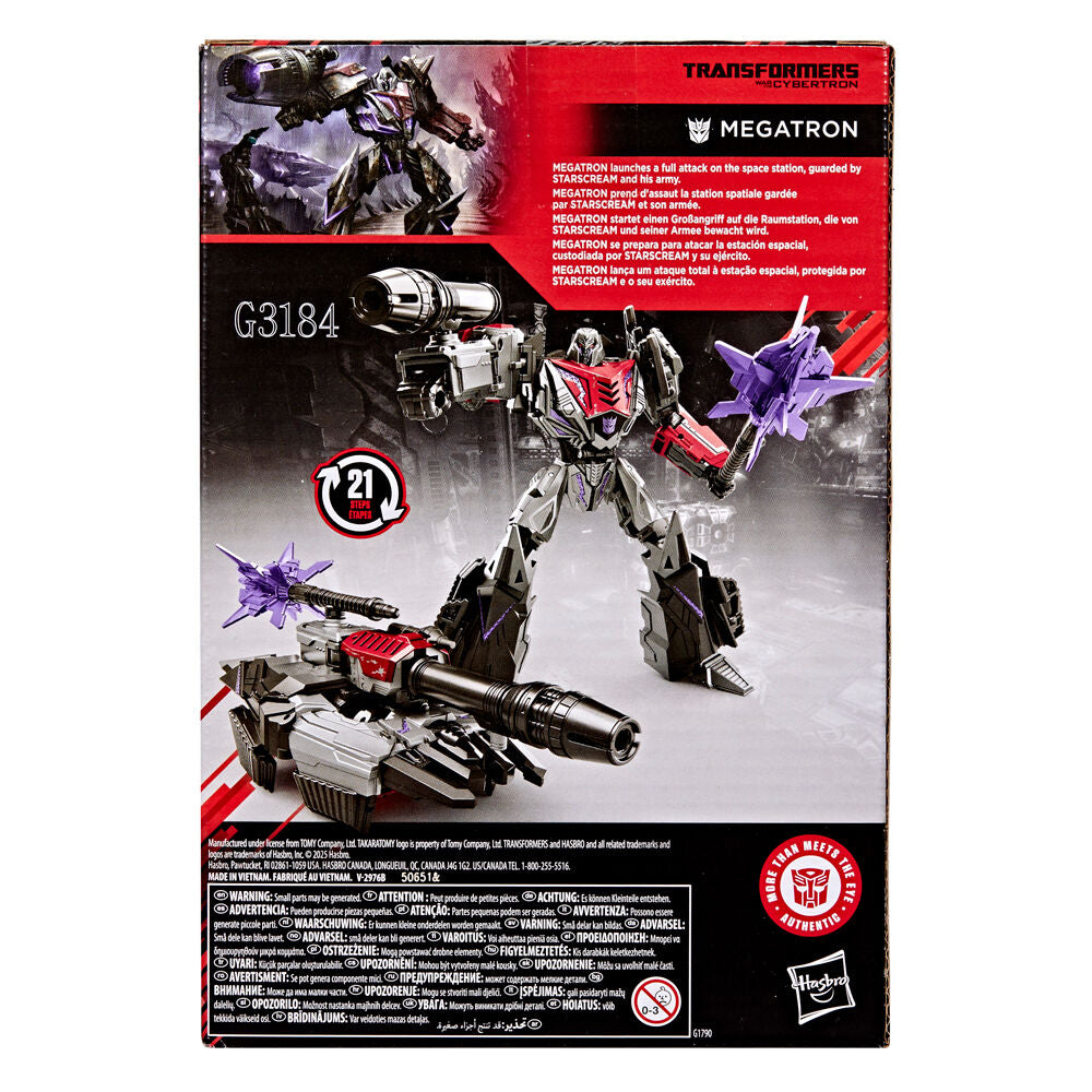 Transformers War of Cybertron MTMTE Collection Megatron figure 16.5cm
