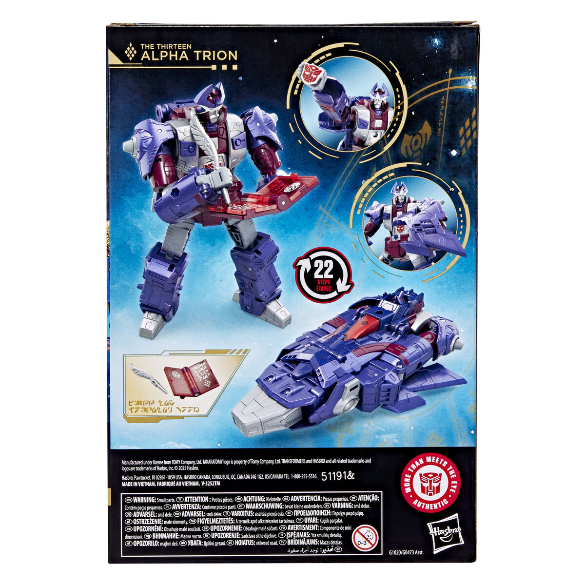 Figurine Transformers Age of the Primes Alpha Trion de 17,5 cm