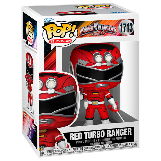 Figurine POP Rangers Turbo - Ranger Turbo Rouge