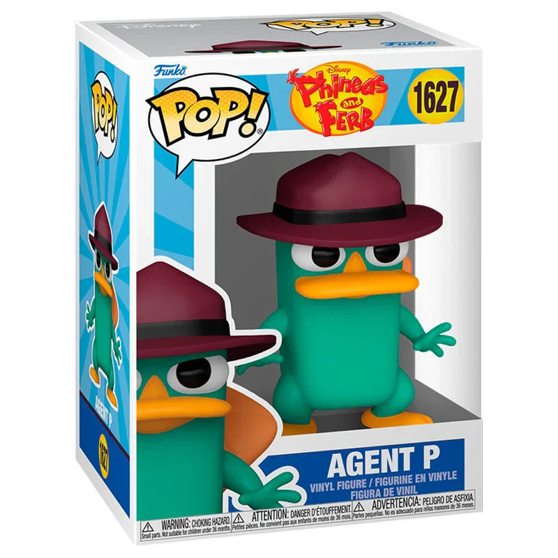 Funko Pop! Disney Phineas and Ferb Agent P - Figura da Collezione Vinyl Nerdscape