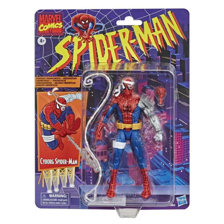Marvel Comics Spider-Man Cyborg Spider-Man Figura da Collezione 15cm - Nerdscape