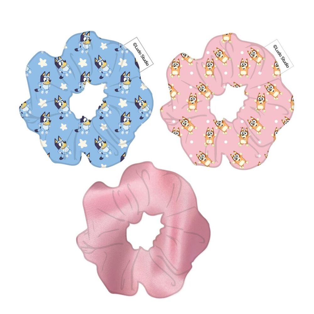 Bluey Set 3 hair scrunchie