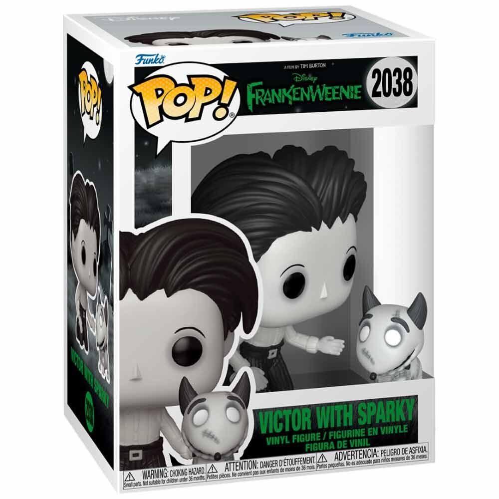Funko Pop! Disney Frankenweenie Victor con Sparky - Figura da Collezione Vinyl