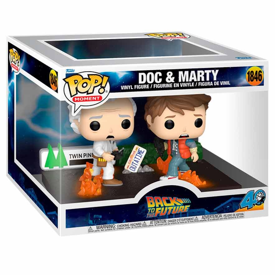 POP figure Moments Back to the Future Doc & Marty - Nerdscape