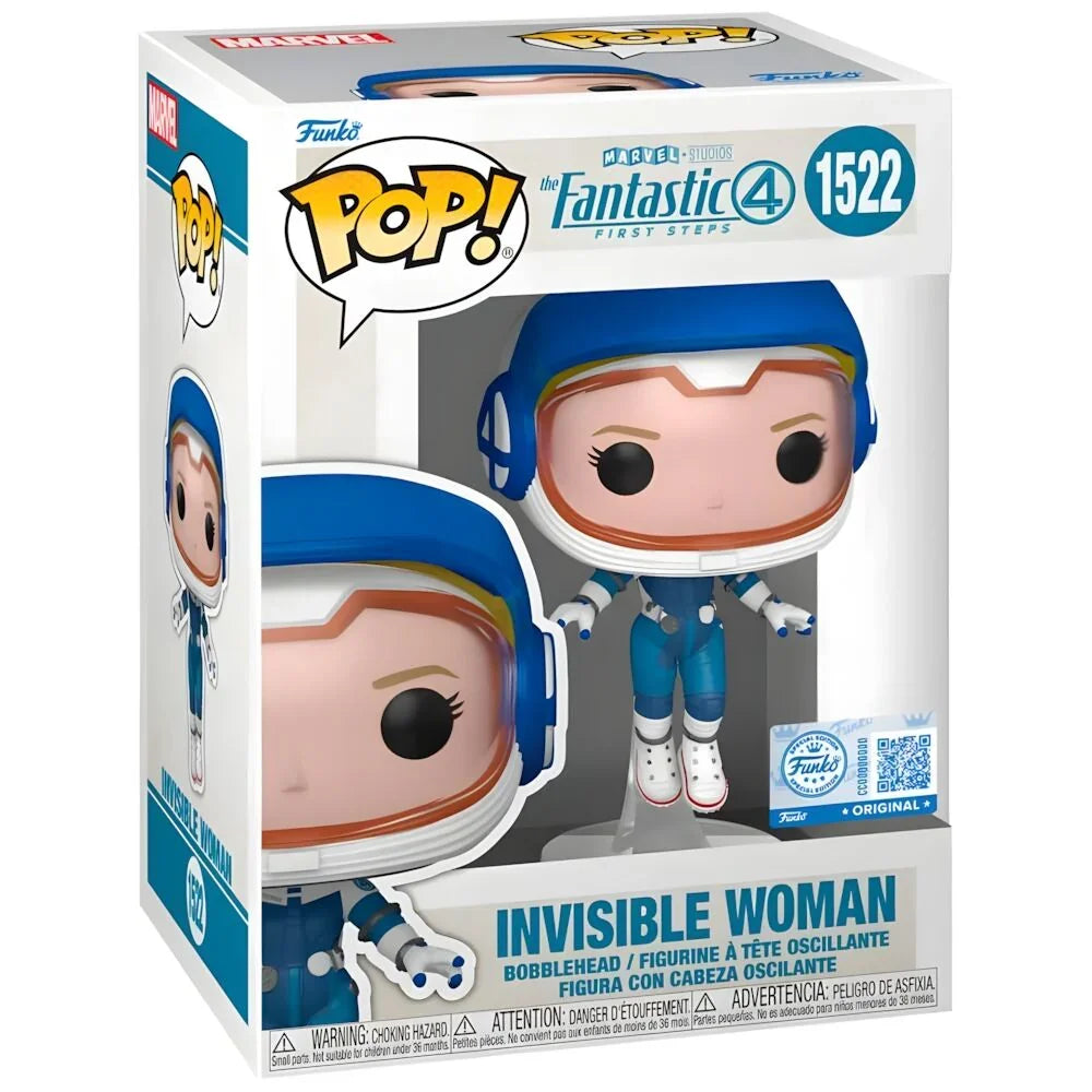 Funko Pop! Marvel The Fantastic 4 Invisible Woman - Figura da Collezione Vinyl Nerdscape