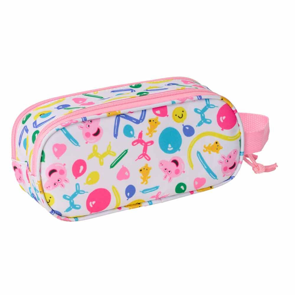 Trousse double Peppa Pig 3D
