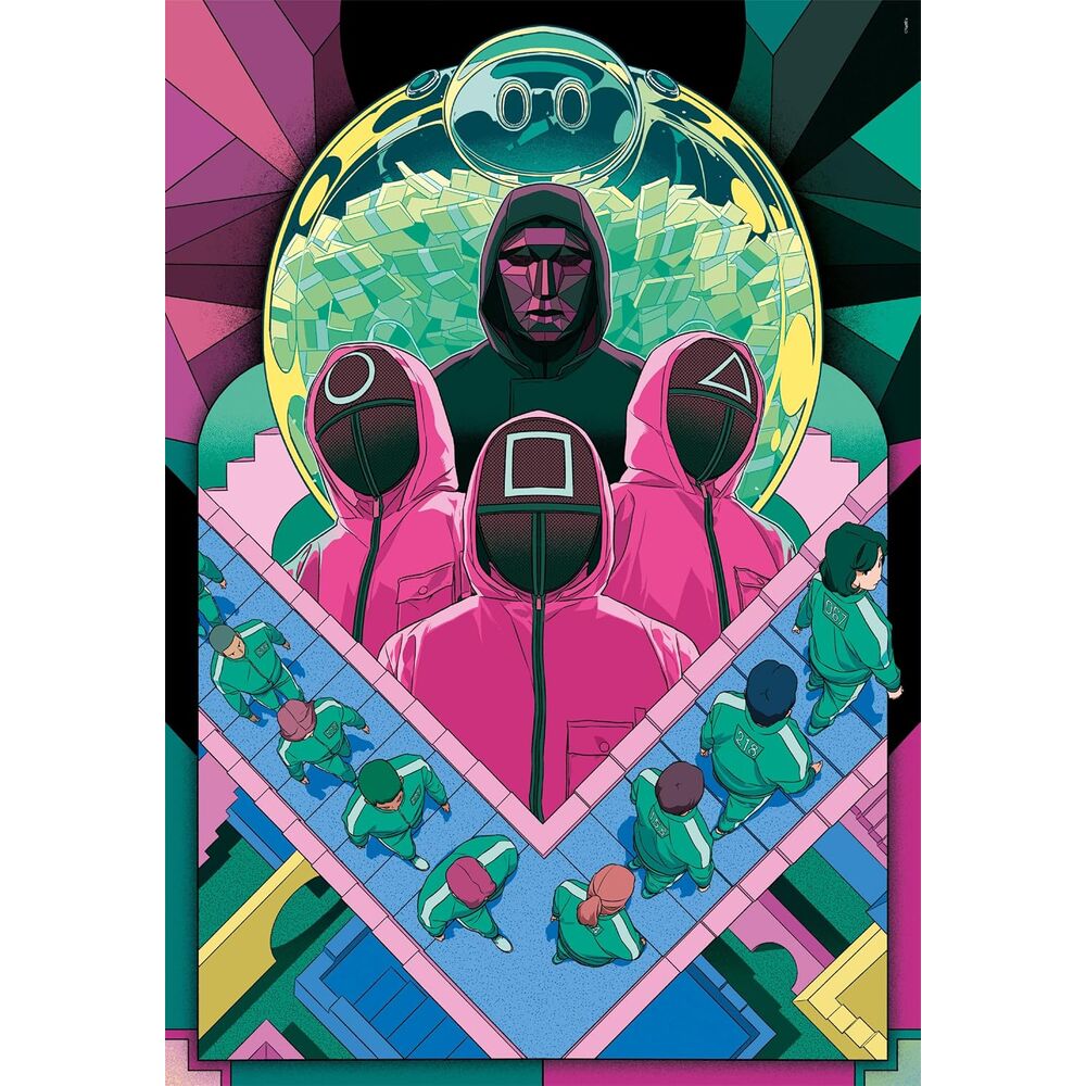 Le jeu du calamar 2, puzzle de 1000 pièces