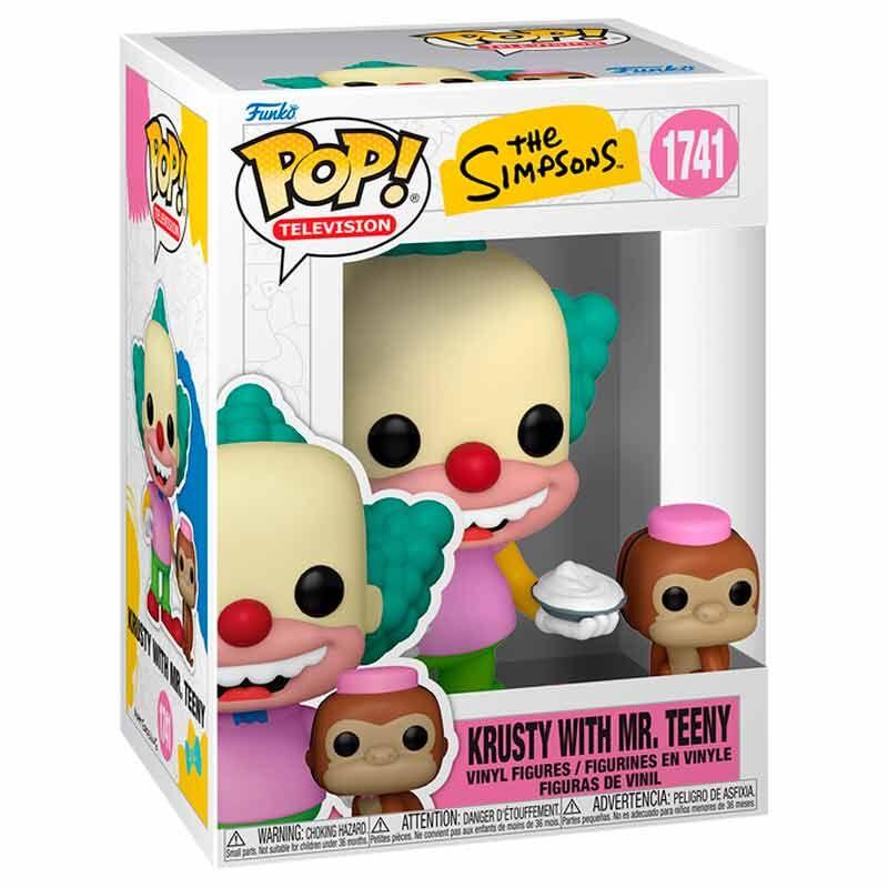 Funko Pop! The Simpsons Krusty con Mr. Teeny - Figura da Collezione Vinyl Nerdscape