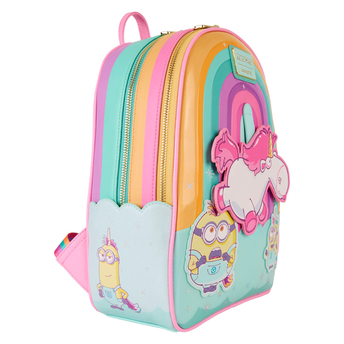 Loungefly Minions Fluffy Unicorn backpack 30cm Nerdscape