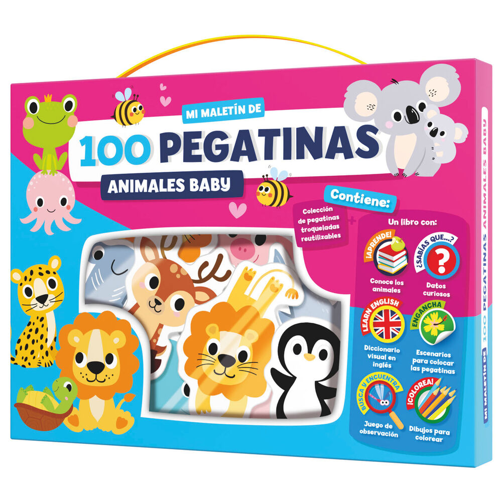 Baby Animals 100 briefcase stickers