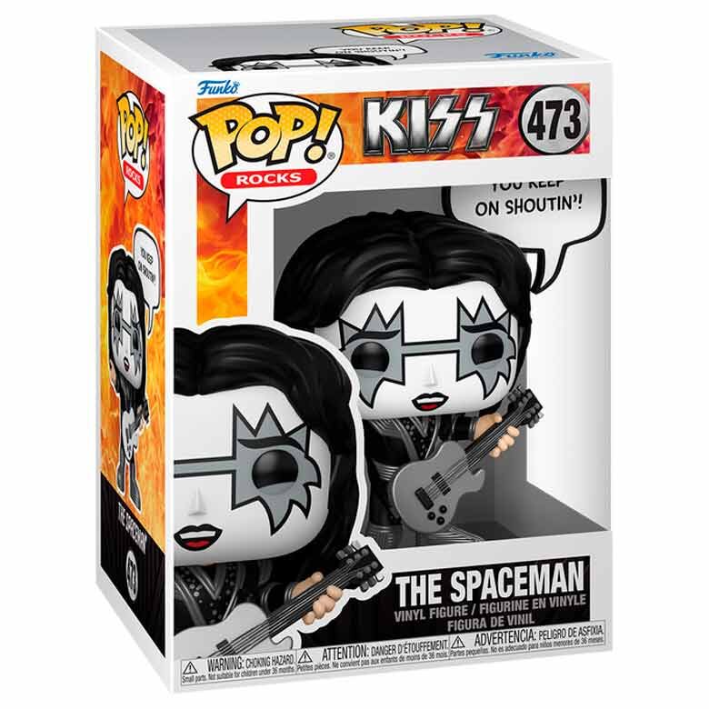 Funko Pop! Rocks Kiss The Spaceman - Figura da Collezione Vinyl