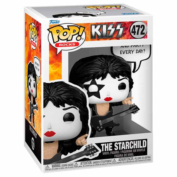 Funko Pop! Rocks Kiss The Starchild - Figura da Collezione Vinyl