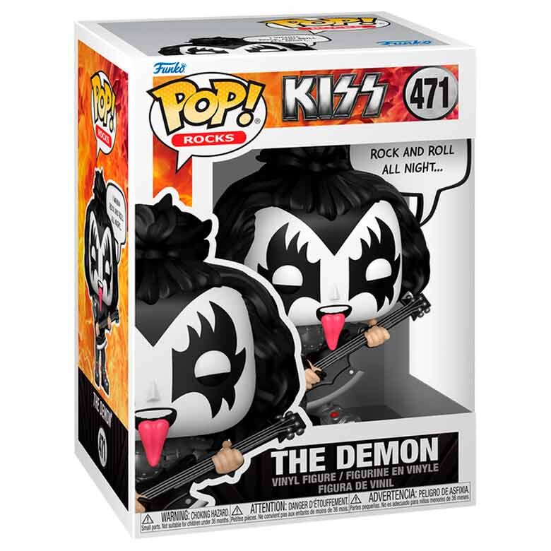 Funko Pop! Rocks Kiss The Demon - Figura da Collezione Vinyl