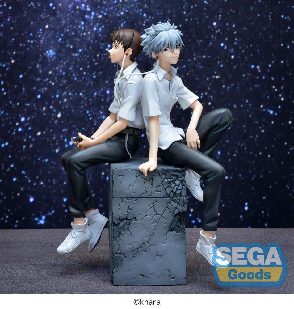 Rebuild of Evangelion Shinji Version Shinji & Kaworu Luminasta figure 17cm