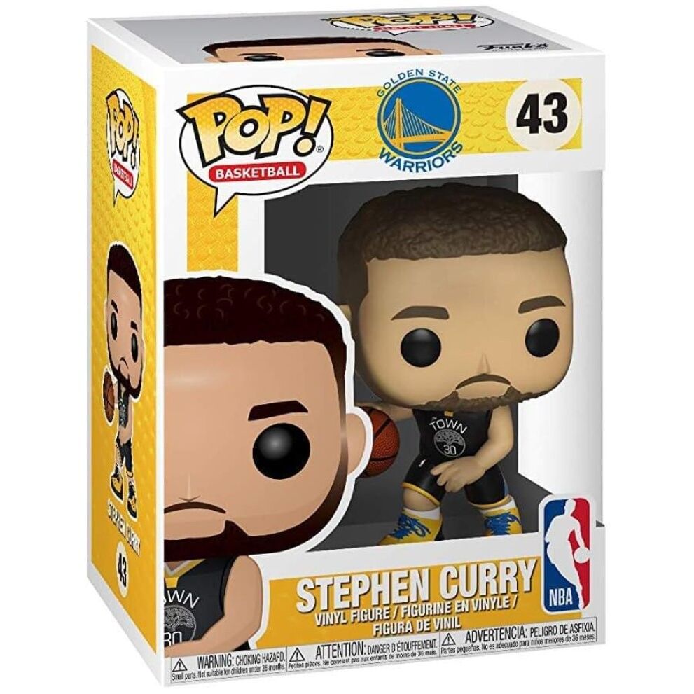Funko Pop! NBA Warriors Stephen Curry - Figura da Collezione Vinyl