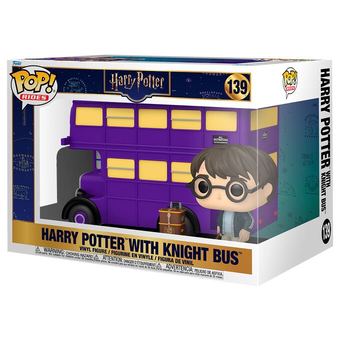 POP figure Rides Super Deluxe Harry Potter - Harry Potter with Knight Bus - Nerdscape