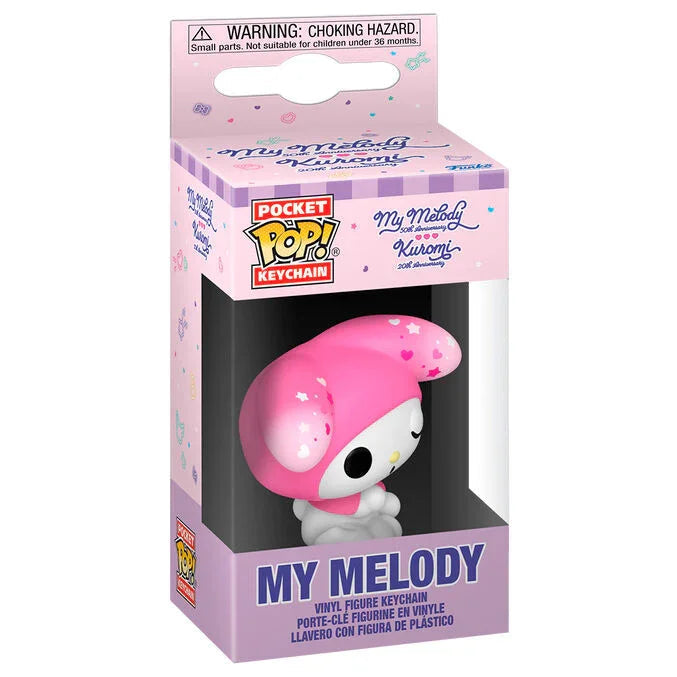 Pocket POP Keychain Hello Kitty 50th Anniversary My Melody Nerdscape