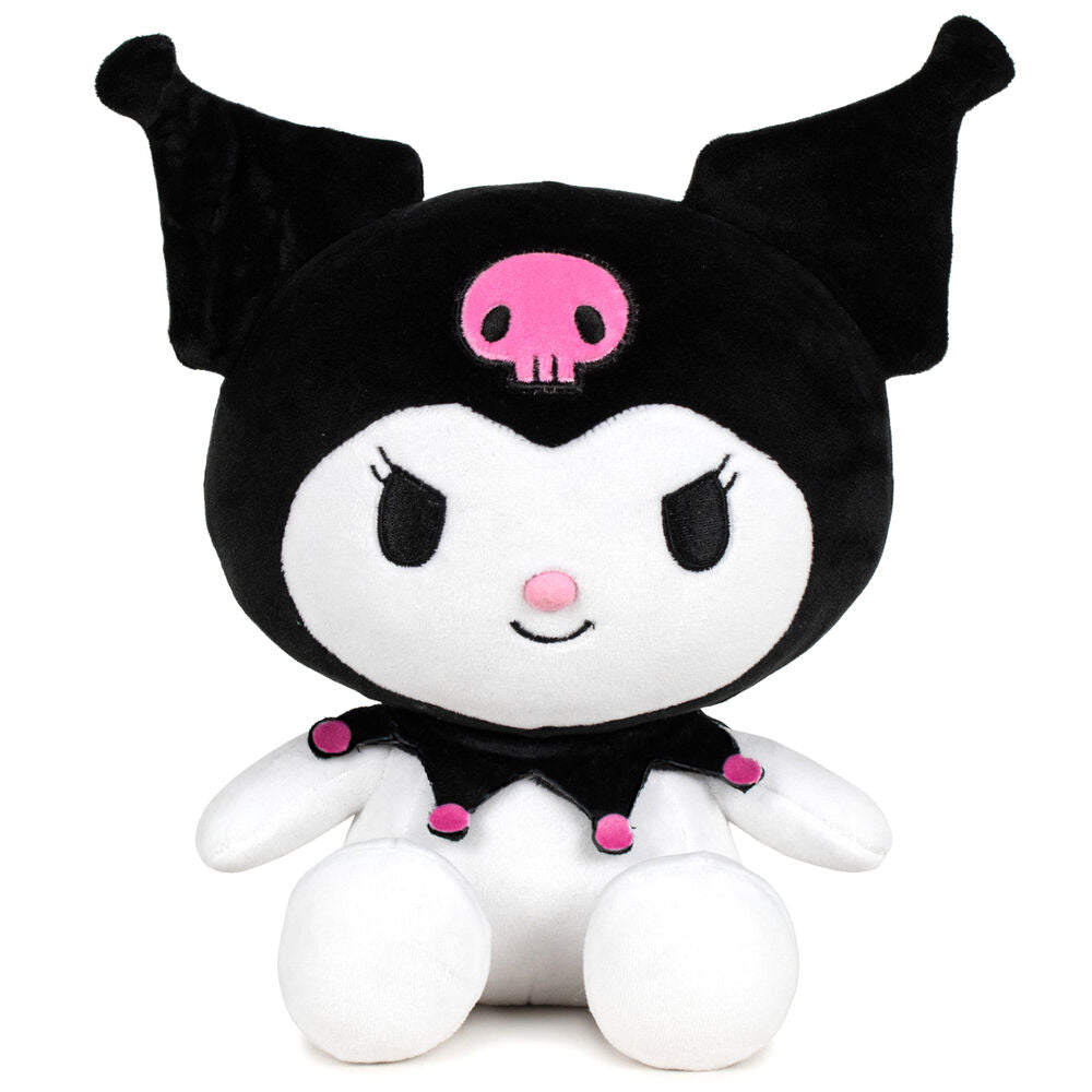 Peluche Hello Kitty Kuromi noire de 22 cm