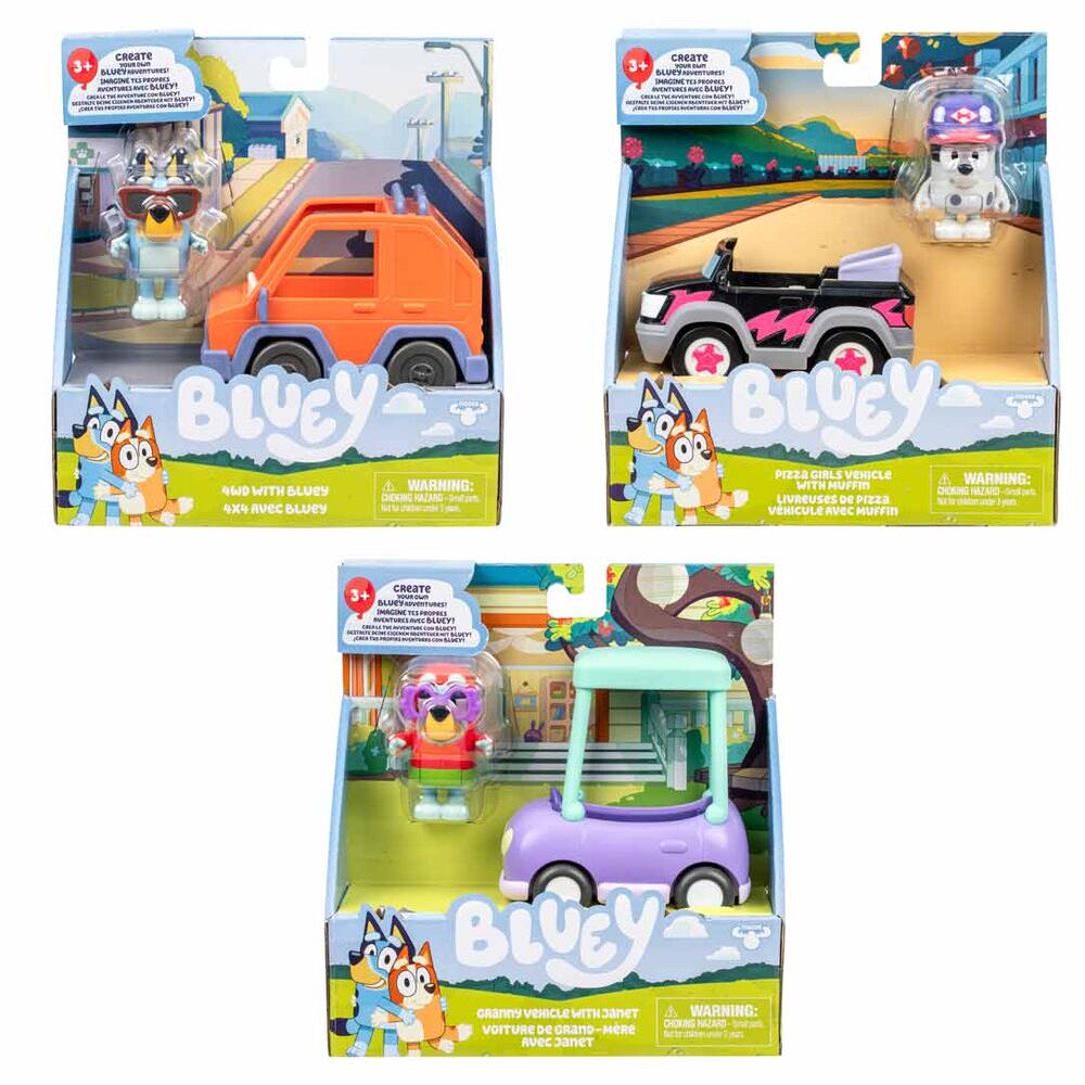 Bluey assorted basic car