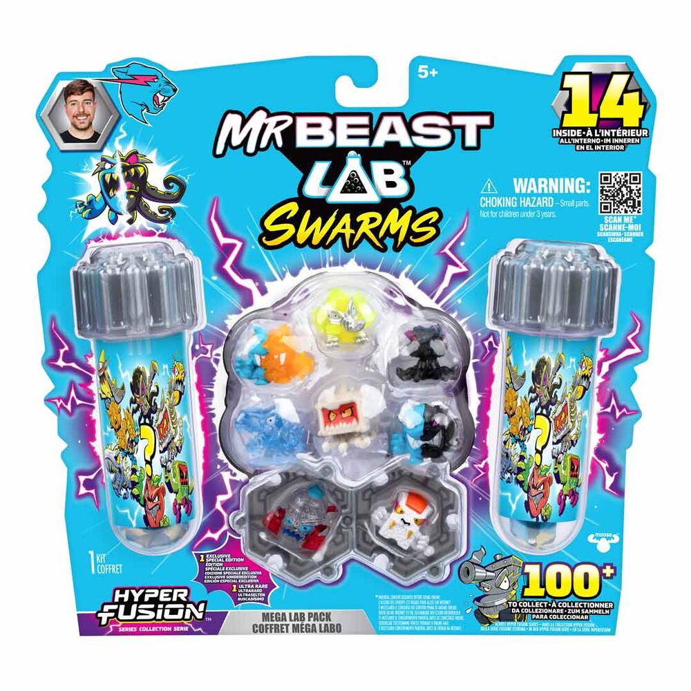 Figurines assorties Mr Beast Lab Swarms