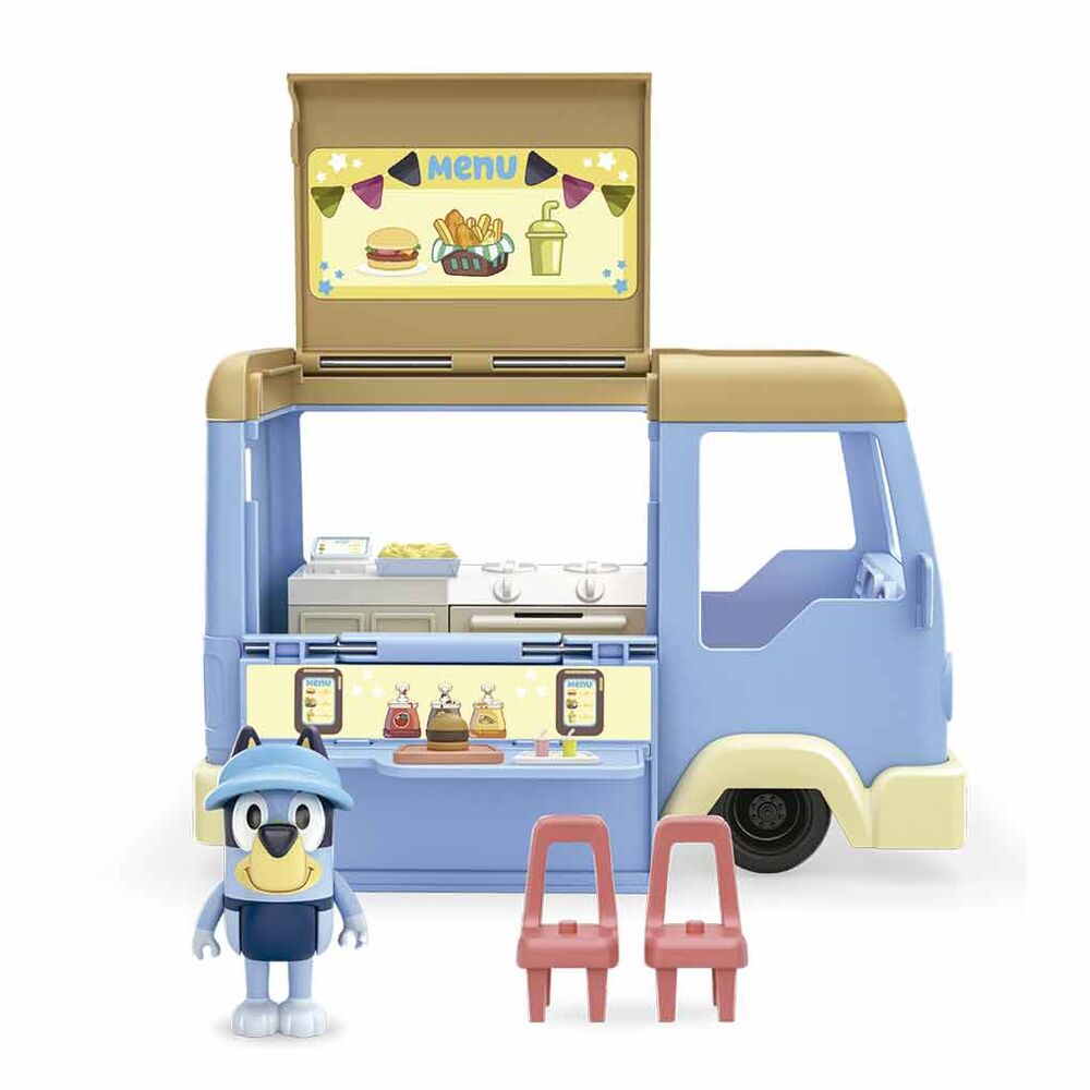 Coffret de jeu Camionnette de restauration Bluey + figurines