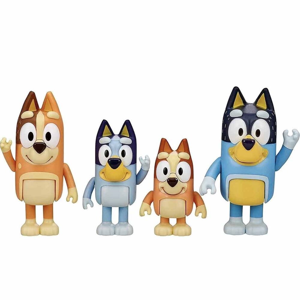 Pack de 4 figurines Bluey Family