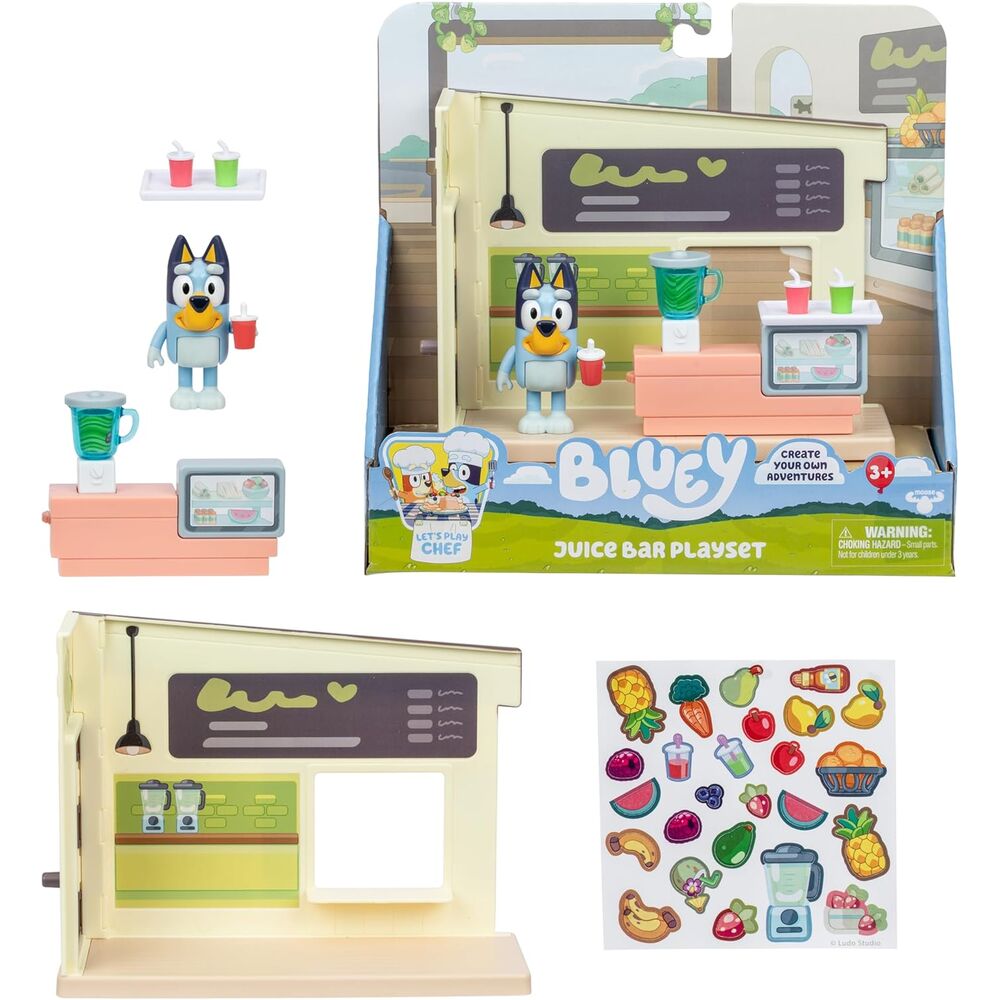Bluey Juice Shop Mini Playset
