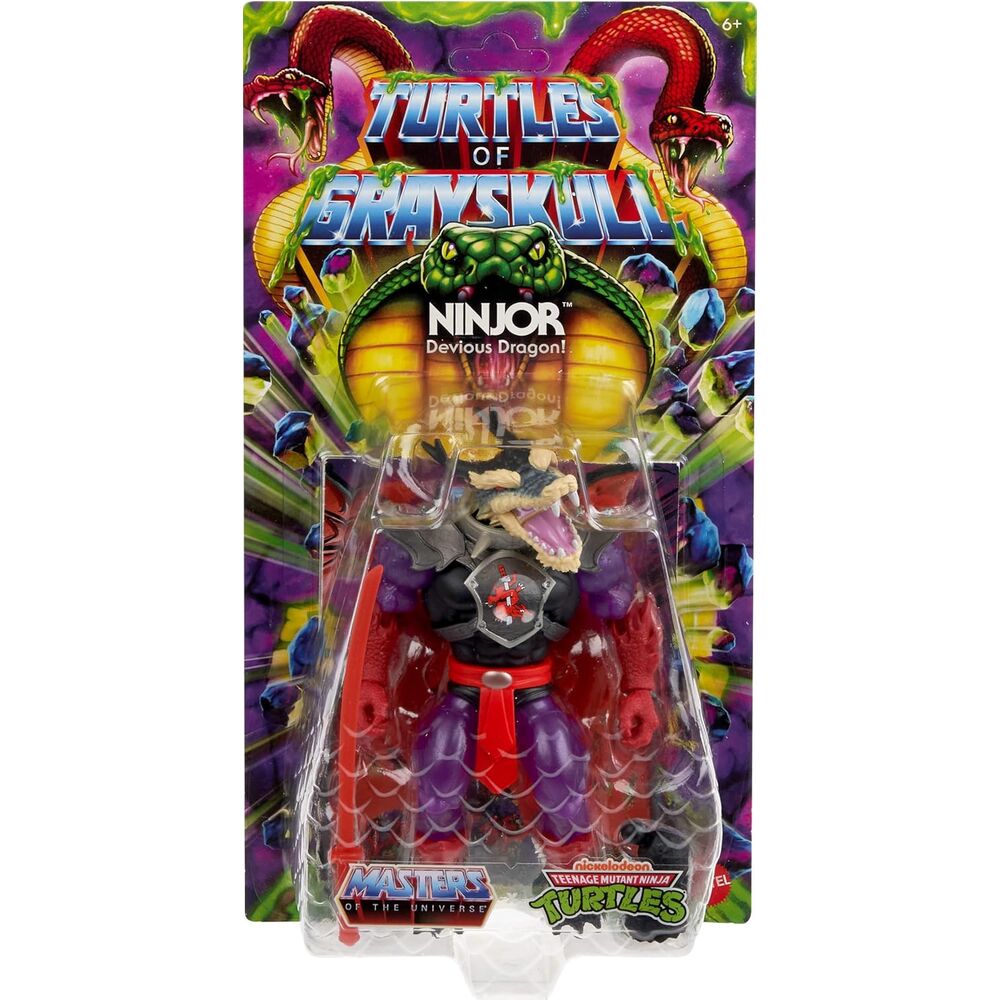 Masters of the Universe Ninjor Mutated Turtles of Grayskull - Figura da Collezione - Nerdscape