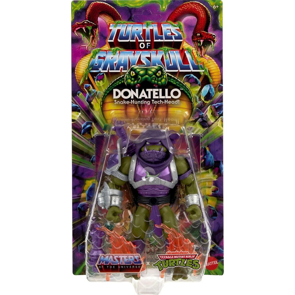 Masters of the Universe Donatello Turtles of Grayskull - Figura da Collezione - Nerdscape