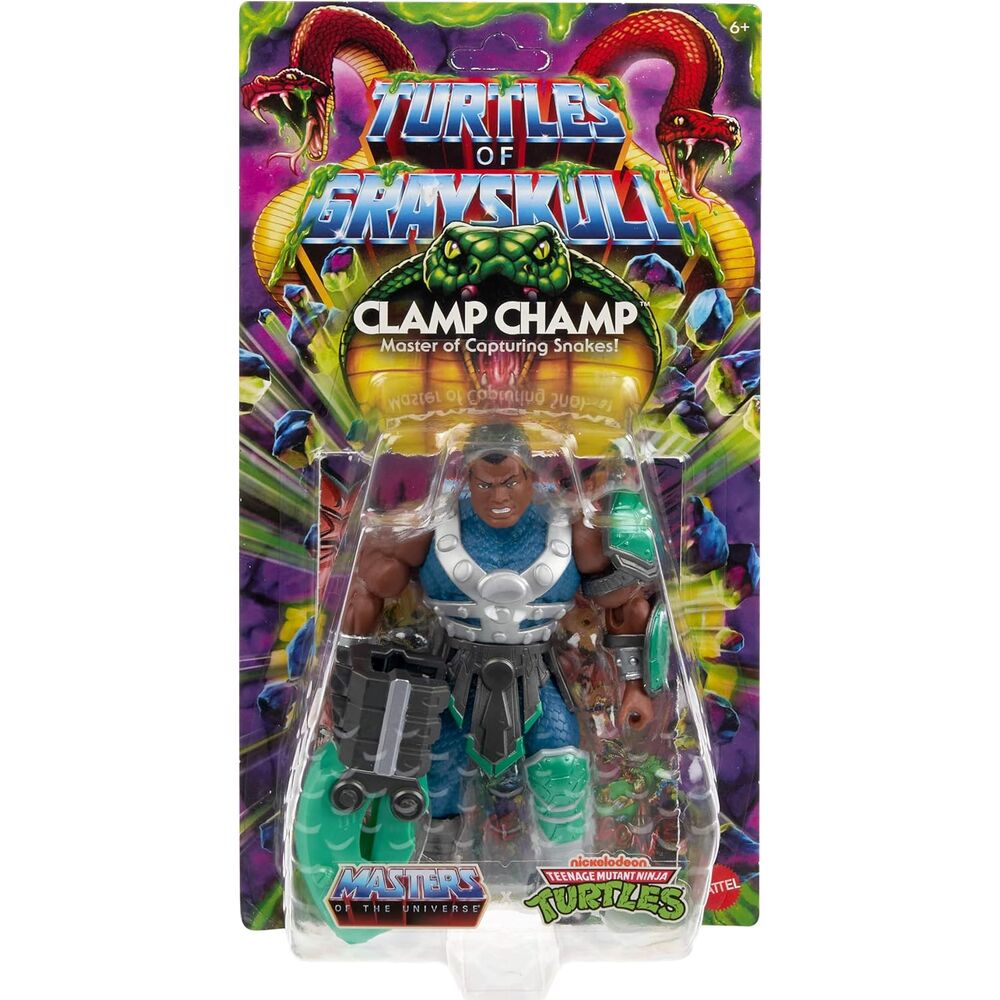 Masters of the Universe Clamp Champ Turtles of Grayskull - Figura da Collezione - Nerdscape