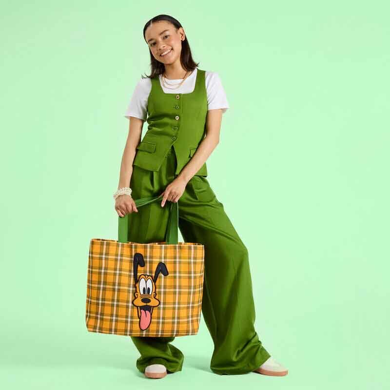 Loungefly Disney Pluto 95th Anniversary shopping bag