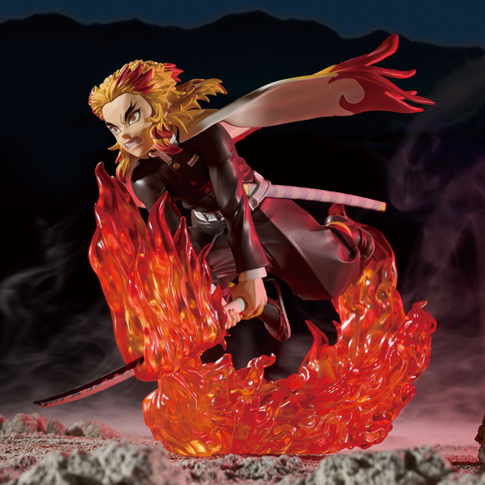 Demon Slayer Kimetsu no Yaiba Vibration Étoiles Kyojuro Rengoku 14cm