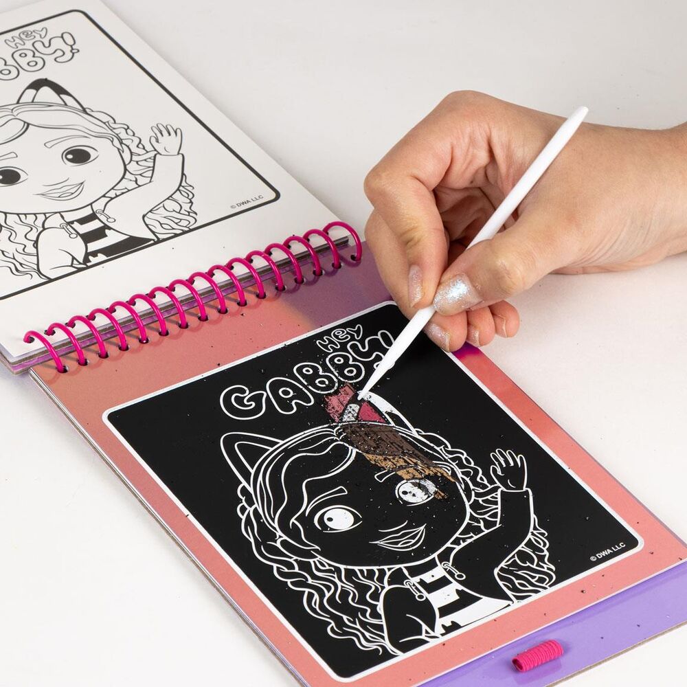 Gabbys Doll House scratch stationery set