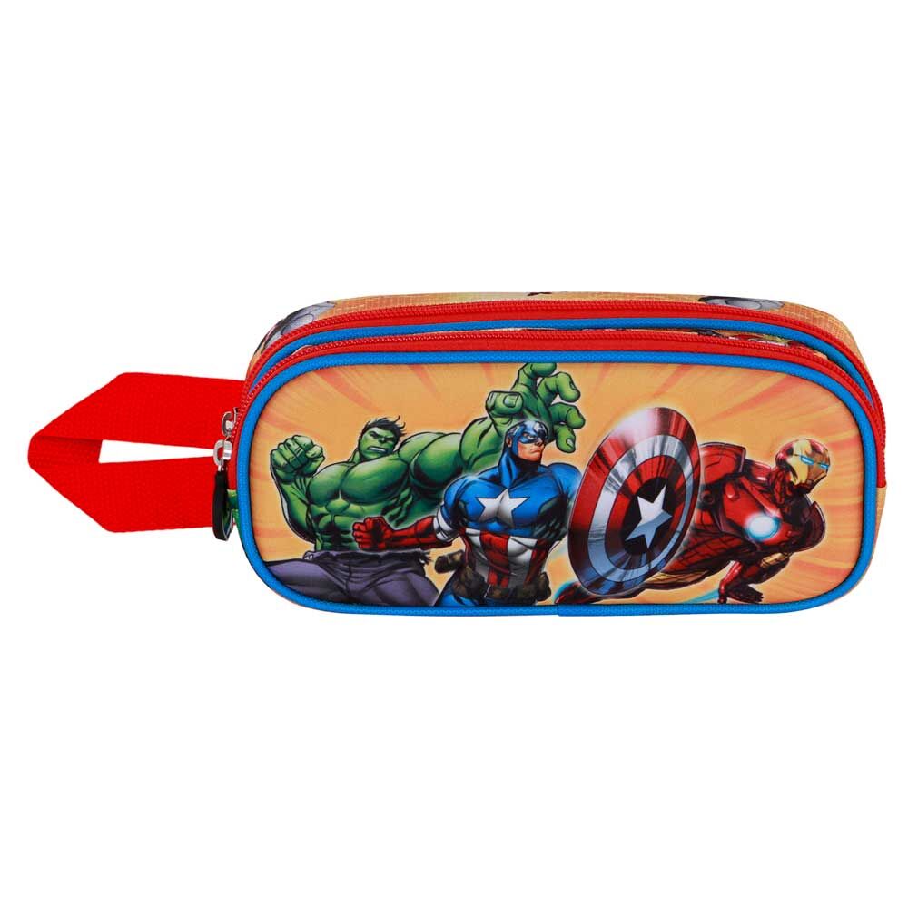 Marvel Avengers Attack 3D doble pencil case