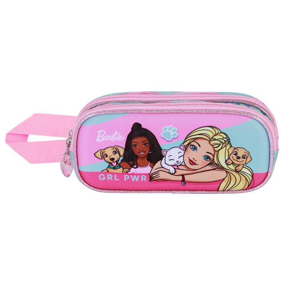 Trousse double Barbie Pets 3D
