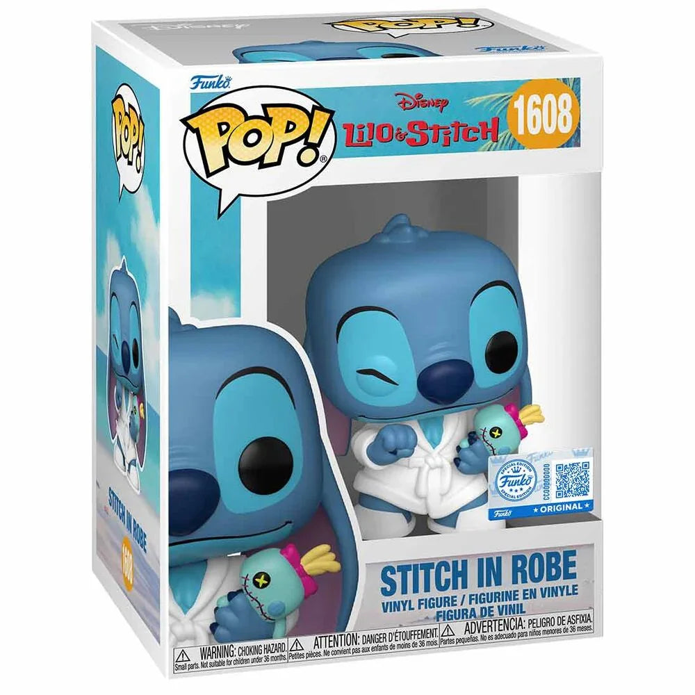 Funko Pop! Stitch in Robe - Figura da Collezione Vinyl Nerdscape