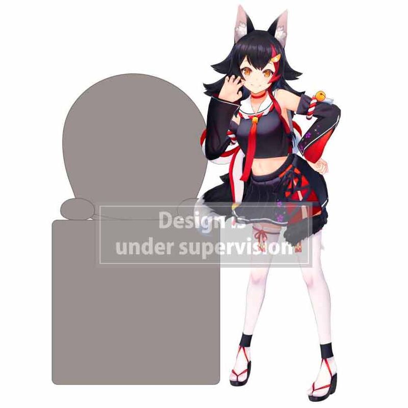 Hololive Production Ookami Mio Figura da Collezione 10cm - Nerdscape
