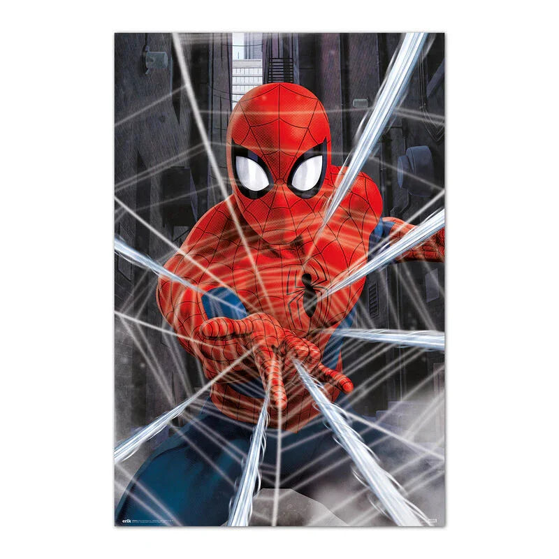 Marvel Spiderman Poster da Collezione Nerdscape 91,5x61cm Carta Lucida Alta Qualità